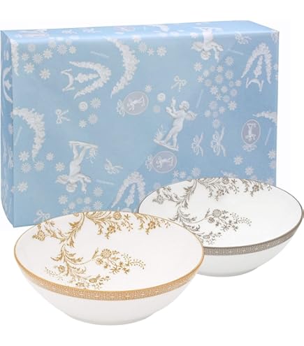 【ウェッジウッド】ストロベリー インクブルー　2個　ラウンドボウル 11ｃｍ Amazon.co.jp: 【正規輸入品】 ウェッジウッド ストロベリー